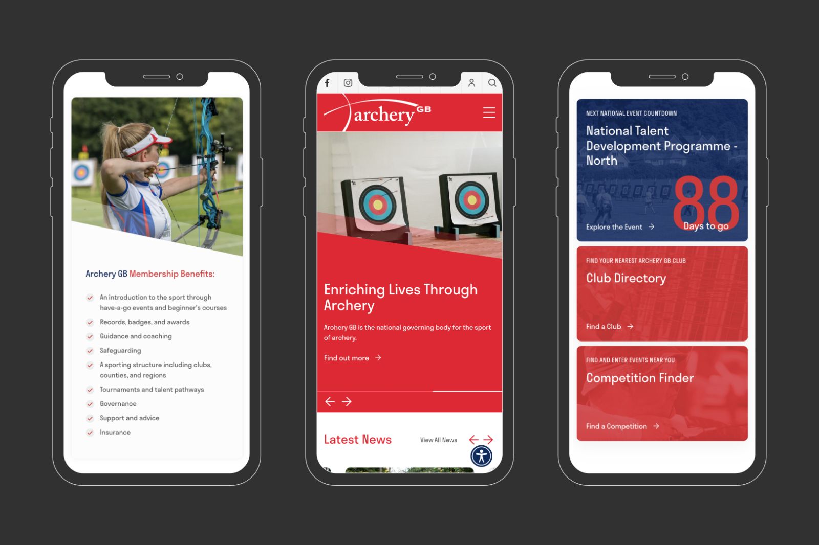 Archery GB Mobile-Friendly Website Design